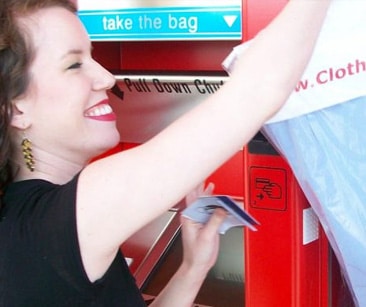 Clothesline Cleaners Meridian 24/7 Kiosk that is a covered drive thru which features valet service but also accessible anytime day or night.